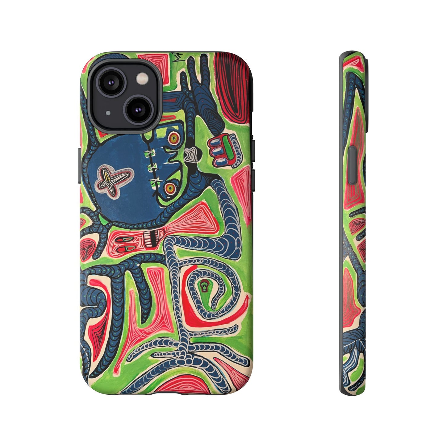 Abstract AFTERLIFE Phone Case — Bold Psychedelic Music Art