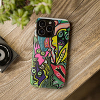 CONCERT  Abstract Graffiti Phone Case — Colorful Street Art Tough Cases