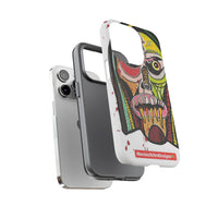 KUNTA.  Abstract Tribal Skull Phone Case — Colorful Street Art Protective Cover