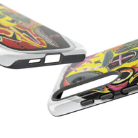 VINCENT.  Skull Riot Phone Case – Colorful Abstract Horror Art Protective Cover