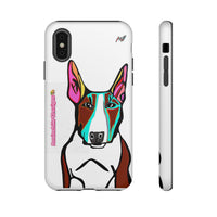 MR Bull Terrier Phone Case — Colorful Pop Art Tough Cases for Dog Lovers