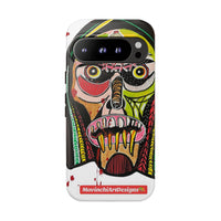 KUNTA.  Abstract Tribal Skull Phone Case — Colorful Street Art Protective Cover