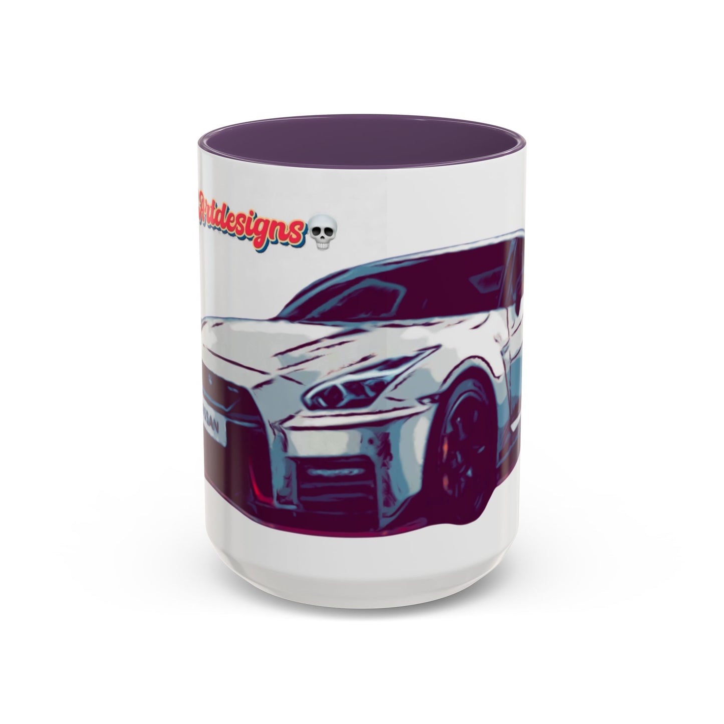 R35.  Sports Car Accent Mug — Nissan GT-R Inspired Coffee Cup (11/15oz)