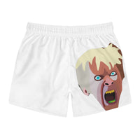 Screaming KAREN Swim Trunks — Bold Graphic AOP Beach Shorts