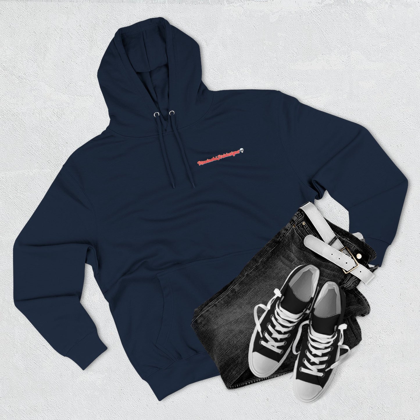 HEART ATTACK  Abstract Psyche Hoodie — Colorful Three-Panel Back Art Fleece Hoodie