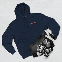 HEART ATTACK  Abstract Psyche Hoodie — Colorful Three-Panel Back Art Fleece Hoodie