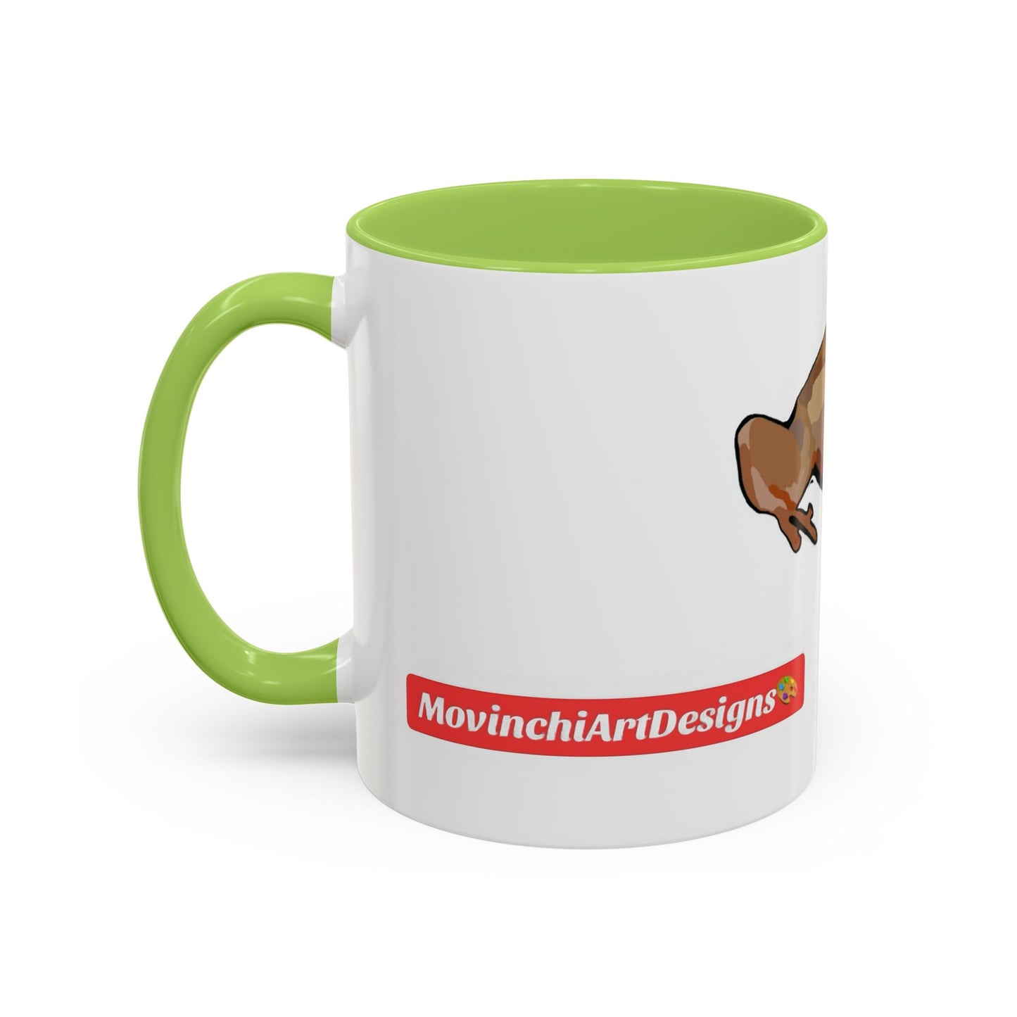 COQUI.  Frog Accent Coffee Mug — Cute Woodland Tree Frog Design (11/15 oz)