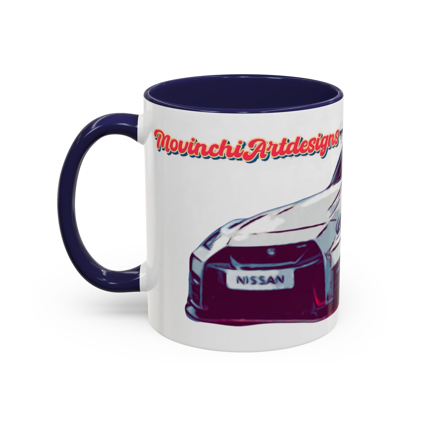 R35.  Sports Car Accent Mug — Nissan GT-R Inspired Coffee Cup (11/15oz)