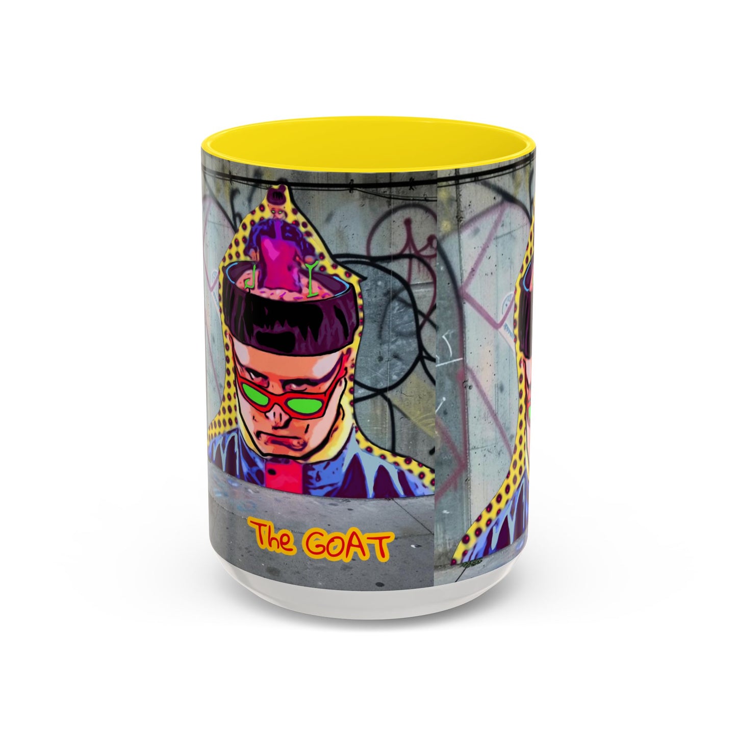 OLIVER TREE "the GOAT".   Graphic Coffee Mug – Pop Art Streetwear Design (11/15oz)