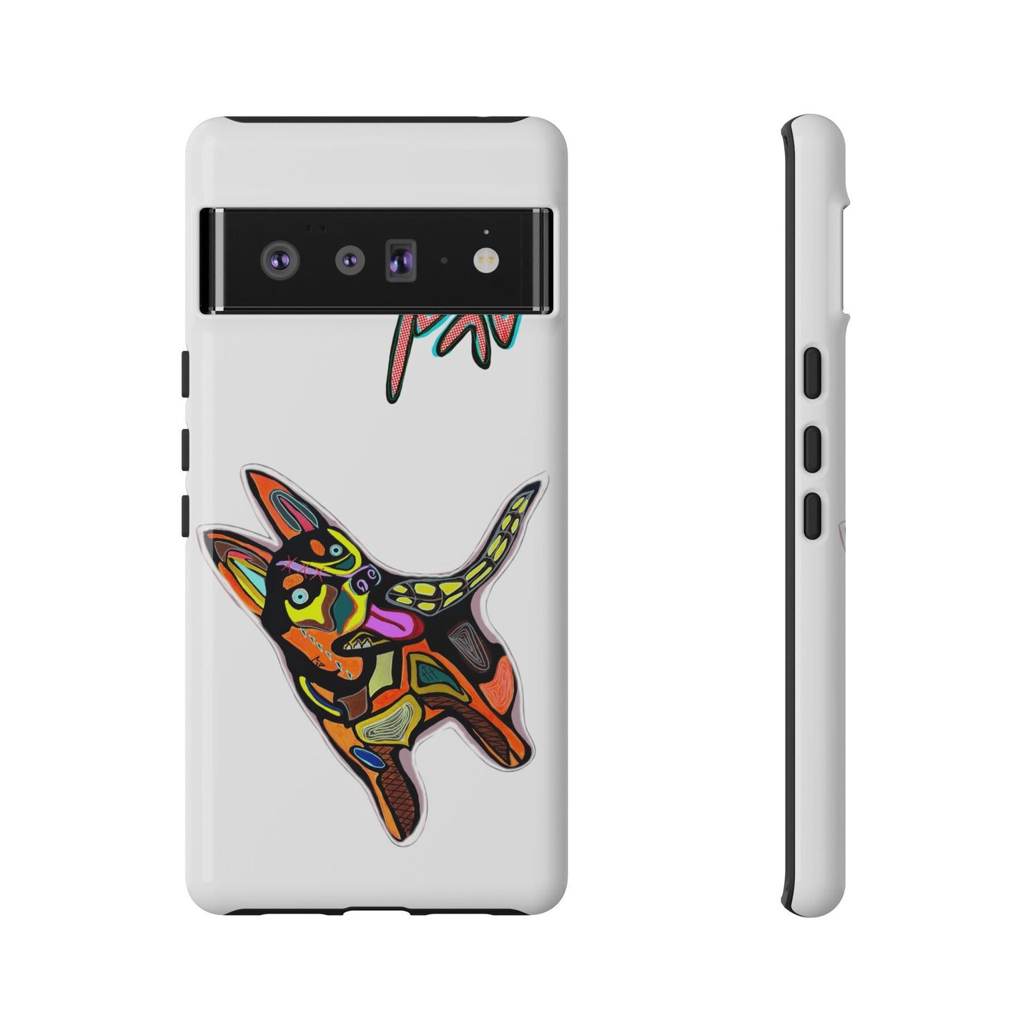 HUSKY  Colorful Abstract Dog Phone Case — 'MAD' Signature Protective Case