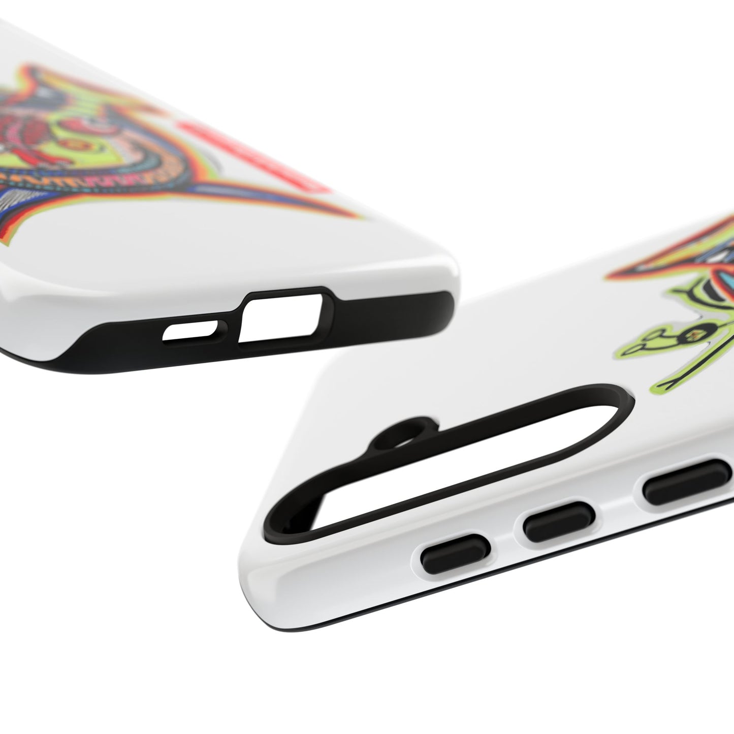 Phone Case — Colorful Abstract PARASITE  Fish Art Tough Cases