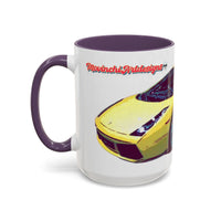 GALLARDO.  Sports Car Coffee Mug — Yellow Supercar Accent Mug (11/15oz)
