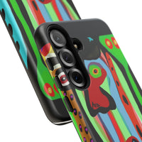CRAZY.   Tribal Face Phone Case — Colorful Modern Art iPhone Cover