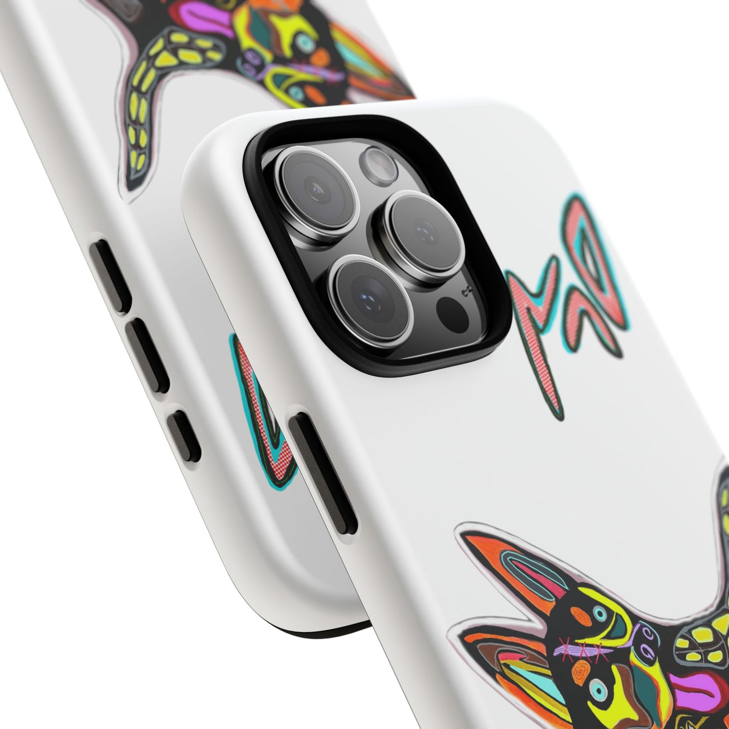HUSKY  Colorful Abstract Dog Phone Case — 'MAD' Signature Protective Case