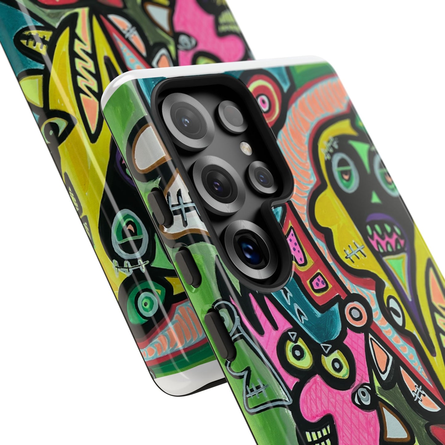 CONCERT  Abstract Graffiti Phone Case — Colorful Street Art Tough Cases