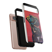 Colorful Pit LABRADOR Tough Phone Case — Vibrant Pop Art Dog Design