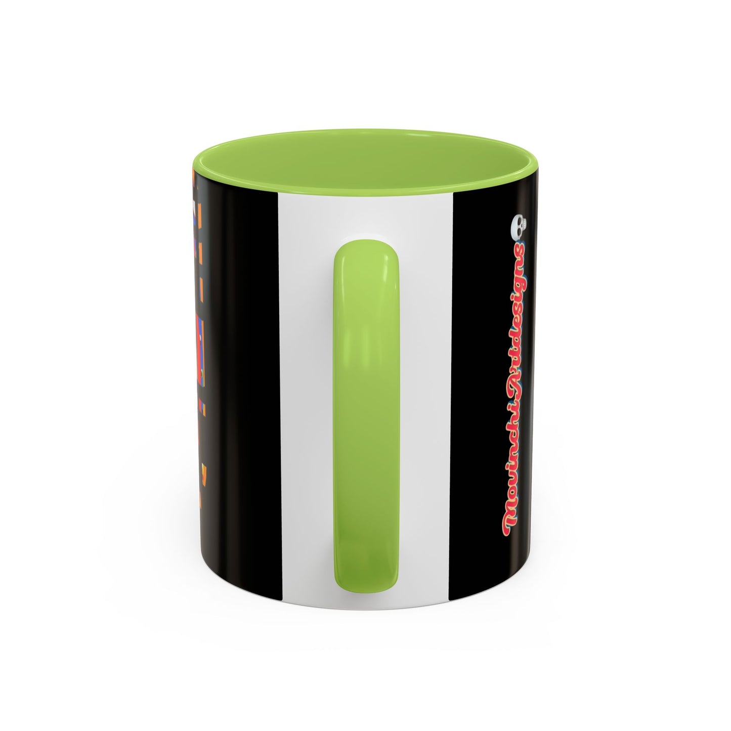 Coffee Mug — Colorful Abstract Cross Accent Ceramic Mug (11/15 oz)