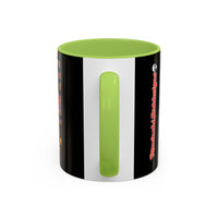 Coffee Mug — Colorful Abstract Cross Accent Ceramic Mug (11/15 oz)