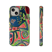 Abstract AFTERLIFE Phone Case — Bold Psychedelic Music Art