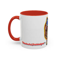 POOKIES BEAR Cat Skull Accent Coffee Mug — Day of the Dead Gothic Cat Design