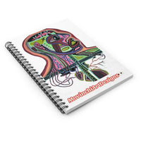 HEART ATTACK  Anatomical Art Spiral Notebook — Colorful Abstract Human Anatomy Sketchbook