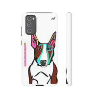 MR Bull Terrier Phone Case — Colorful Pop Art Tough Cases for Dog Lovers