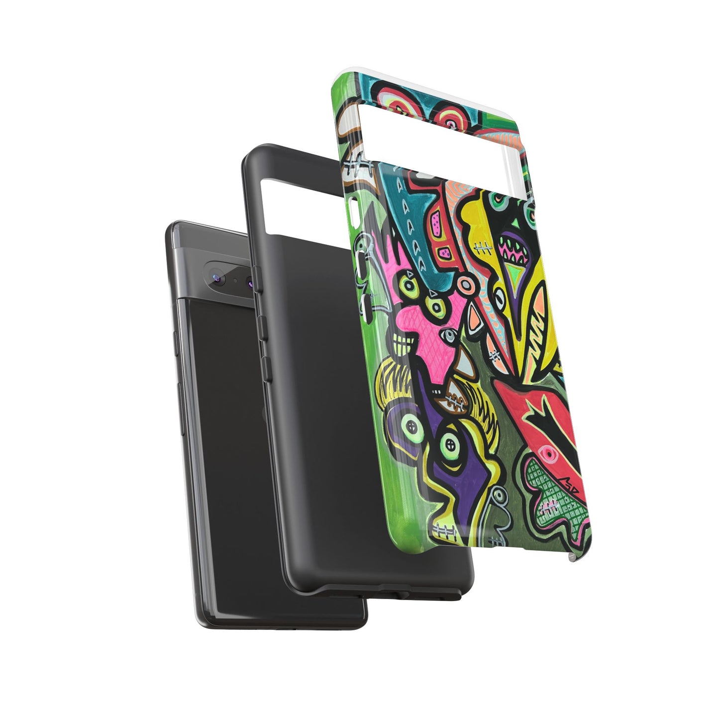 CONCERT  Abstract Graffiti Phone Case — Colorful Street Art Tough Cases
