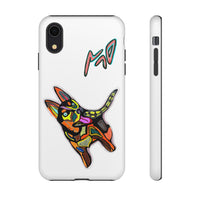HUSKY  Colorful Abstract Dog Phone Case — 'MAD' Signature Protective Case