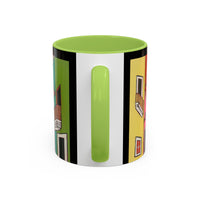 VIEJO SAN JUAN,  Colorful Cityscape Coffee Mug — Vibrant European Street Accent Mug