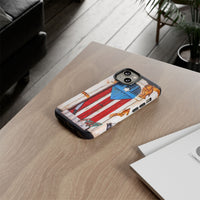 Puerto Rican Flag Phone Case - Rustic Coquí Door Design Tough Case