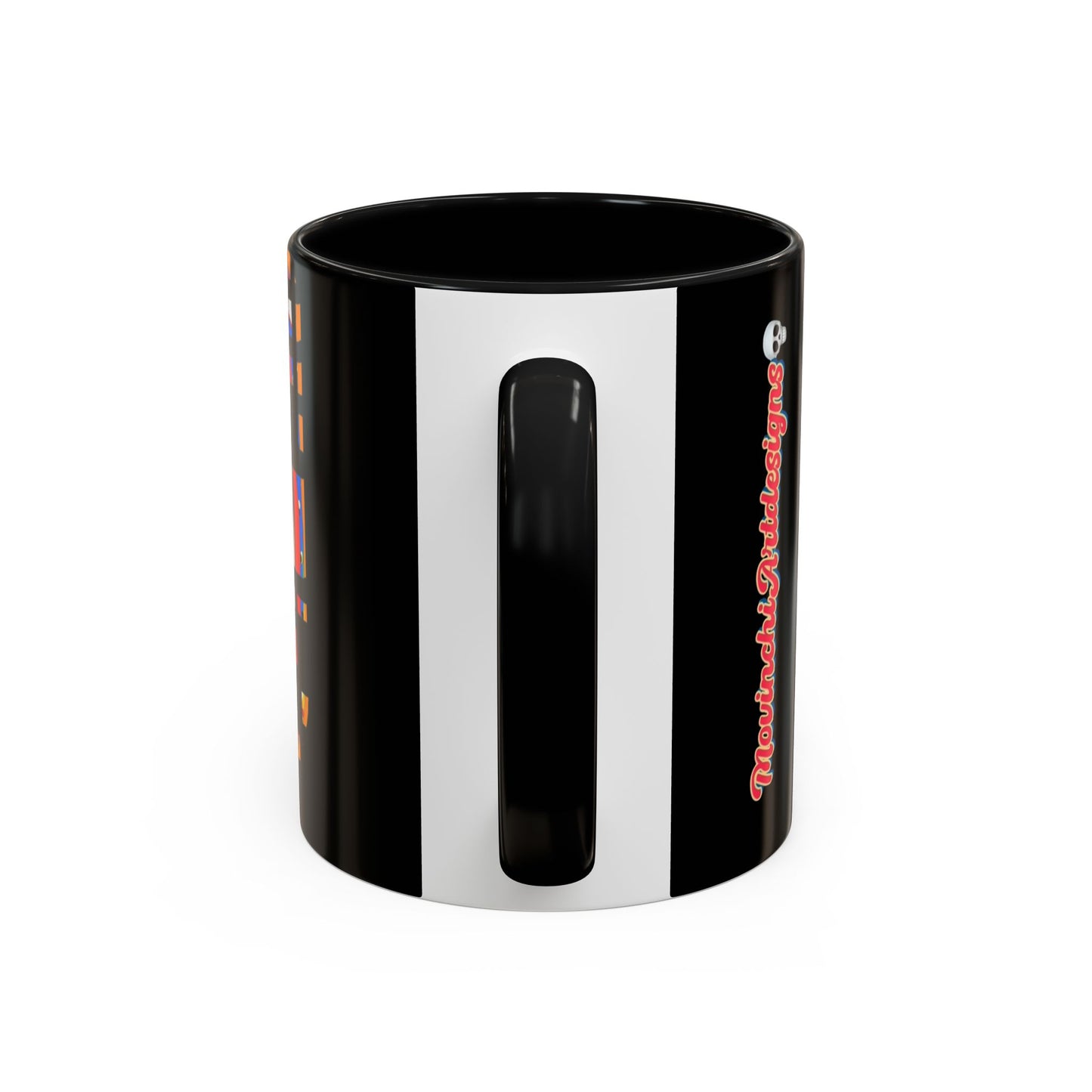 Coffee Mug — Colorful Abstract Cross Accent Ceramic Mug (11/15 oz)