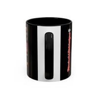 Coffee Mug — Colorful Abstract Cross Accent Ceramic Mug (11/15 oz)