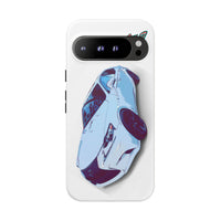 Melvin White Sports Car Phone Case - Retro Pop Art Supercar Protective Tough Case