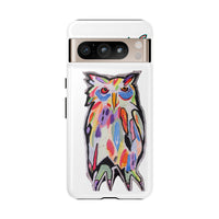 Colorful Owl Phone Case — Artistic Owl Illustration Tough Case