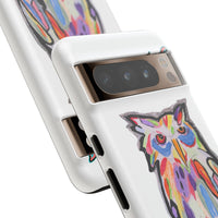 Colorful Owl Phone Case — Artistic Owl Illustration Tough Case