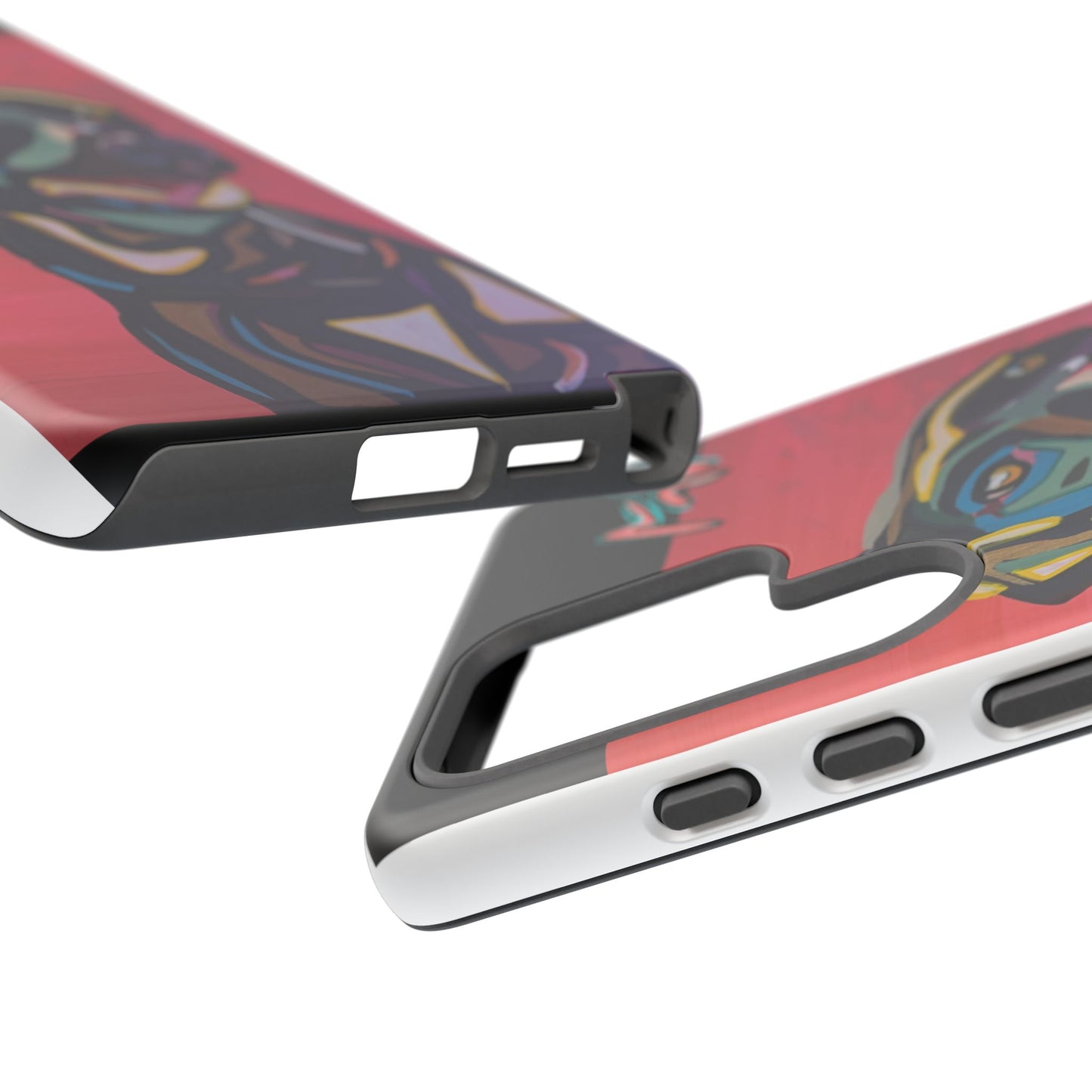 Colorful Pit LABRADOR Tough Phone Case — Vibrant Pop Art Dog Design