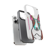 MR Bull Terrier Phone Case — Colorful Pop Art Tough Cases for Dog Lovers
