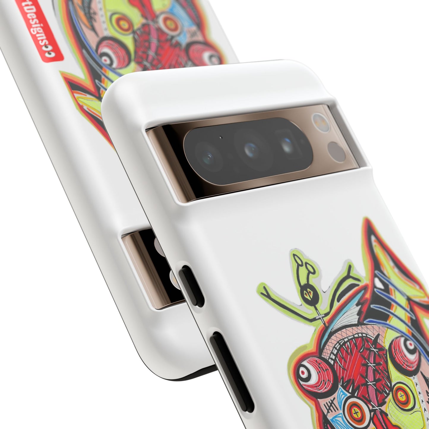 Phone Case — Colorful Abstract PARASITE  Fish Art Tough Cases