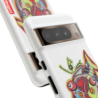 Phone Case — Colorful Abstract PARASITE  Fish Art Tough Cases