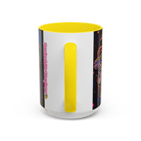 Psychedelic RYDER2.0   Space Goat Accent Coffee Mug — Colorful Cosmic Animal Art (11/15oz)
