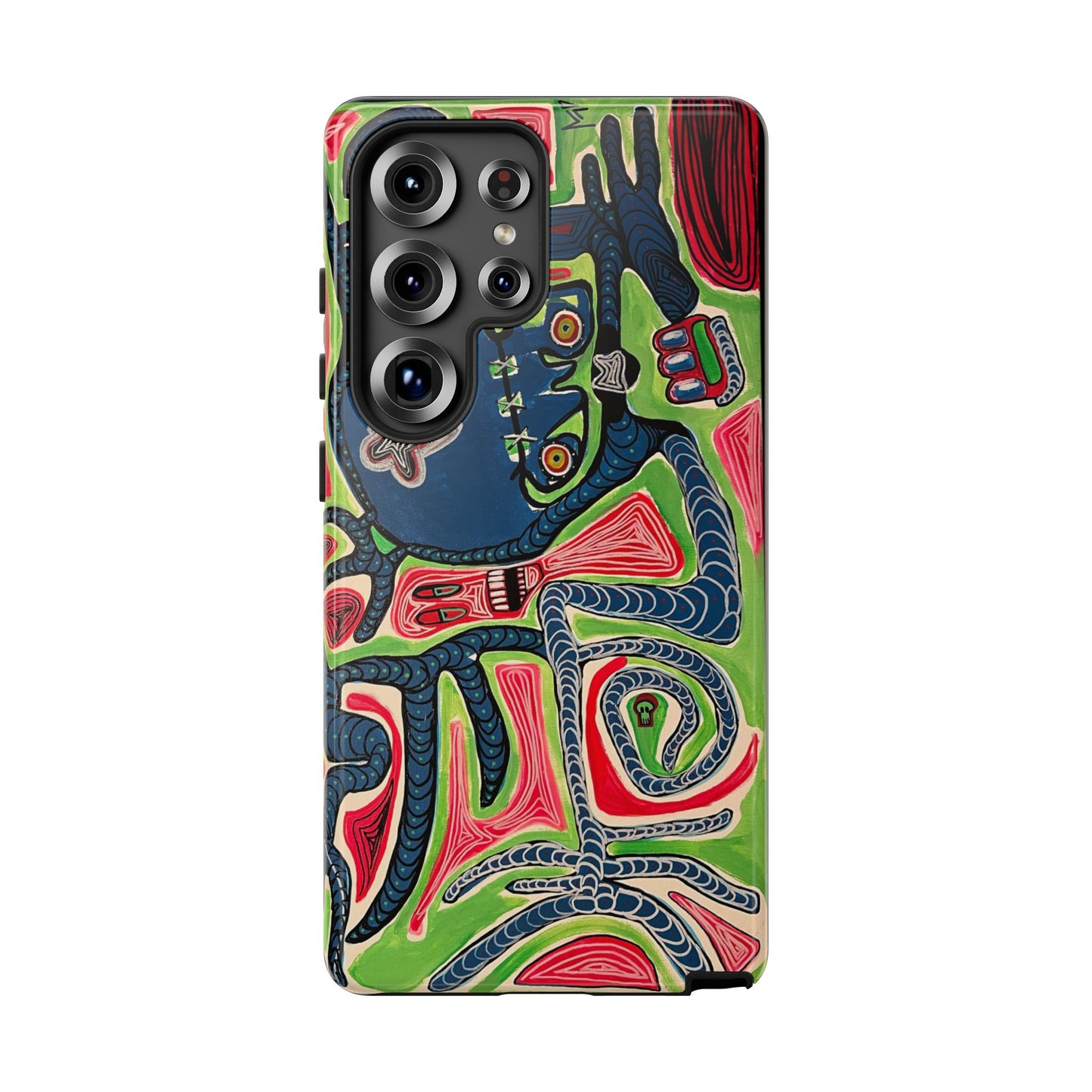 Abstract AFTERLIFE Phone Case — Bold Psychedelic Music Art