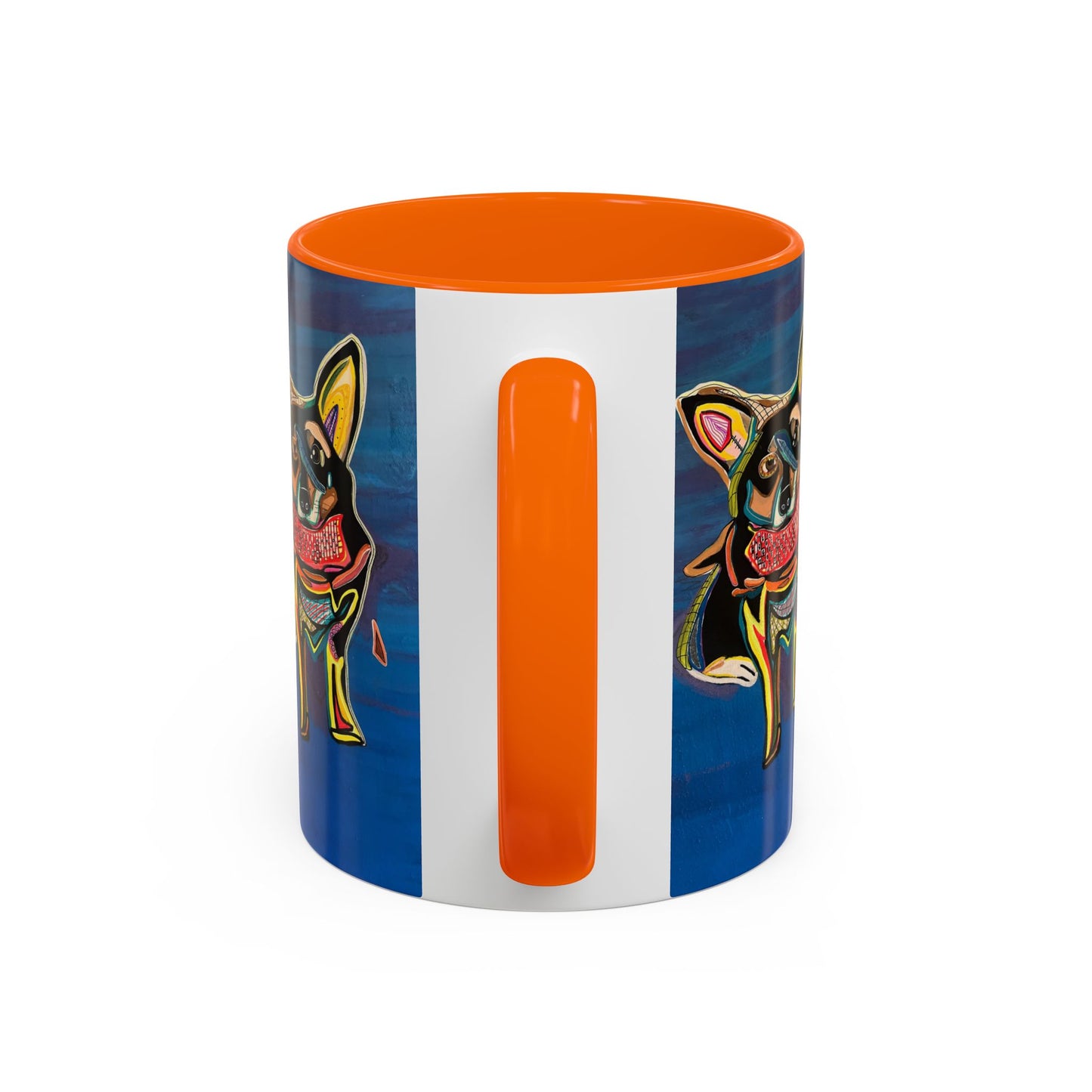 Chihuahua Art Coffee Mug – Colorful Pop‑Art Dog Accent Mug (11/15 oz)