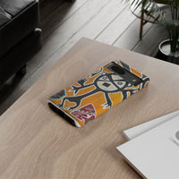 Abstract TAINO  Tribal Art Phone Case – Bold Orange Graphic Protective Cover