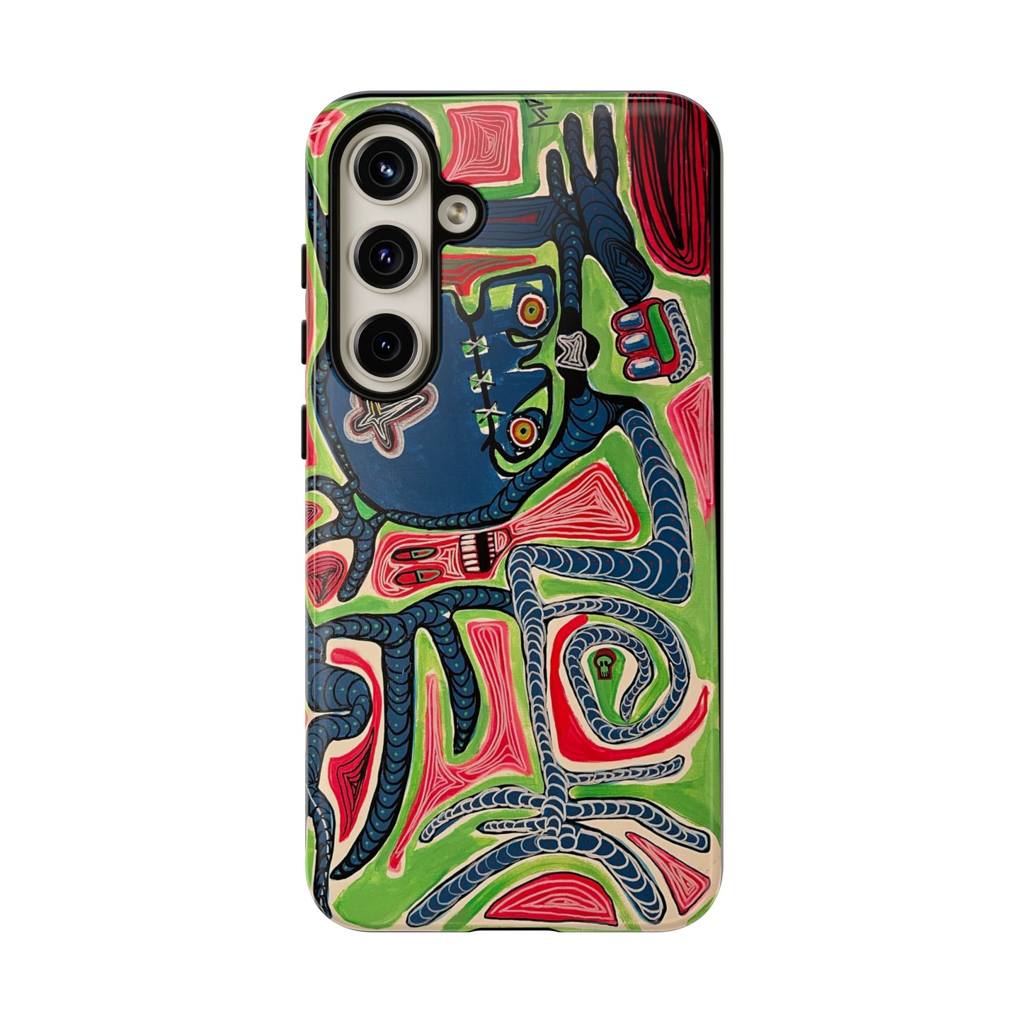 Abstract AFTERLIFE Phone Case — Bold Psychedelic Music Art