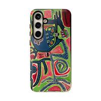 Abstract AFTERLIFE Phone Case — Bold Psychedelic Music Art