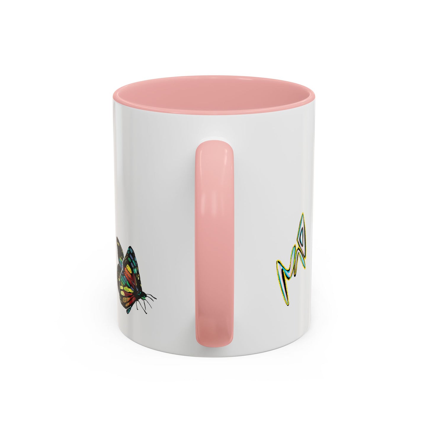 Colorful Butterfly Coffee Mug — Vibrant Monarch Art Accent Mug (11/15oz)