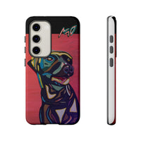 Colorful Pit LABRADOR Tough Phone Case — Vibrant Pop Art Dog Design