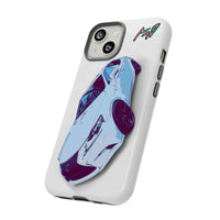 Melvin White Sports Car Phone Case - Retro Pop Art Supercar Protective Tough Case