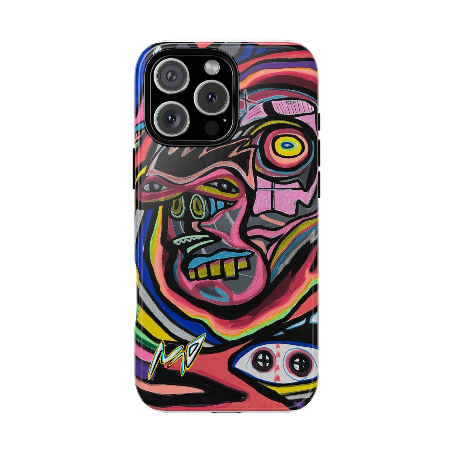 CRAZY Graffiti Phone Case — Colorful Street Art Protective Cover