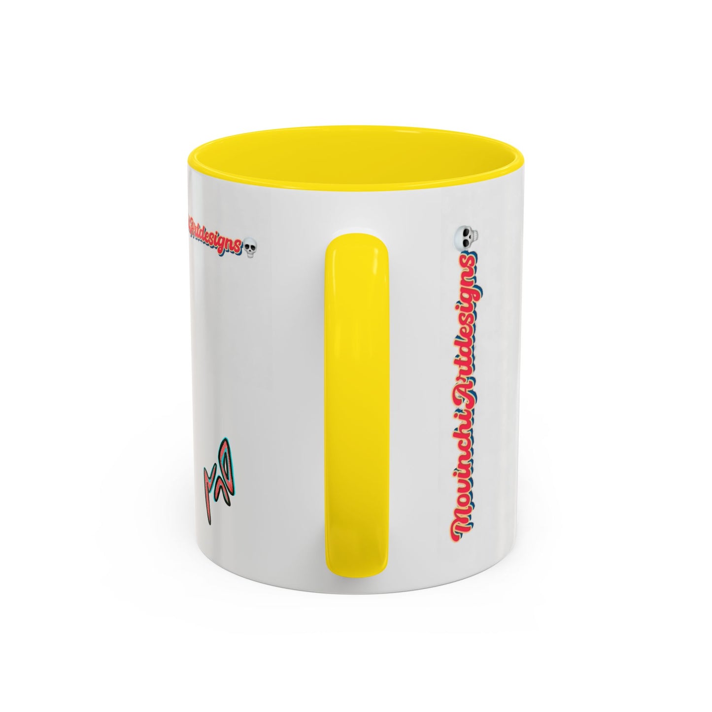 Surreal VINCENT Tribal Warrior Accent Coffee Mug — Colorful Skull Art 11/15oz